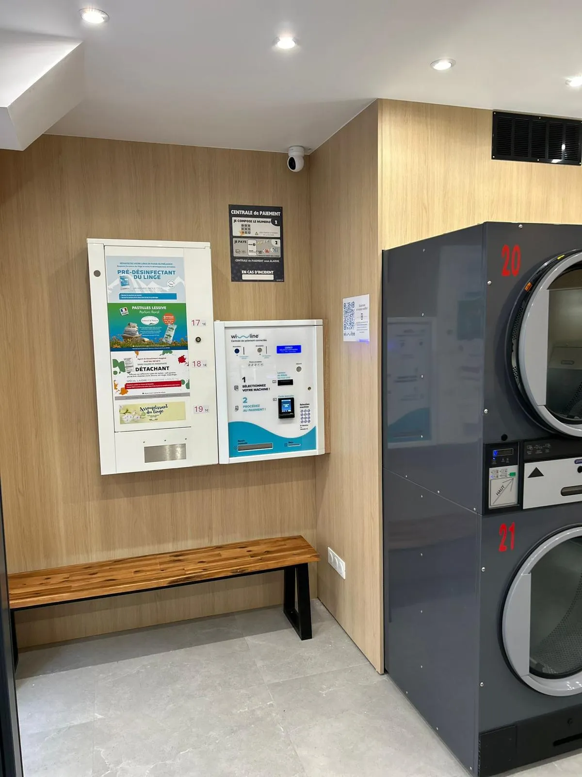Espace laverie